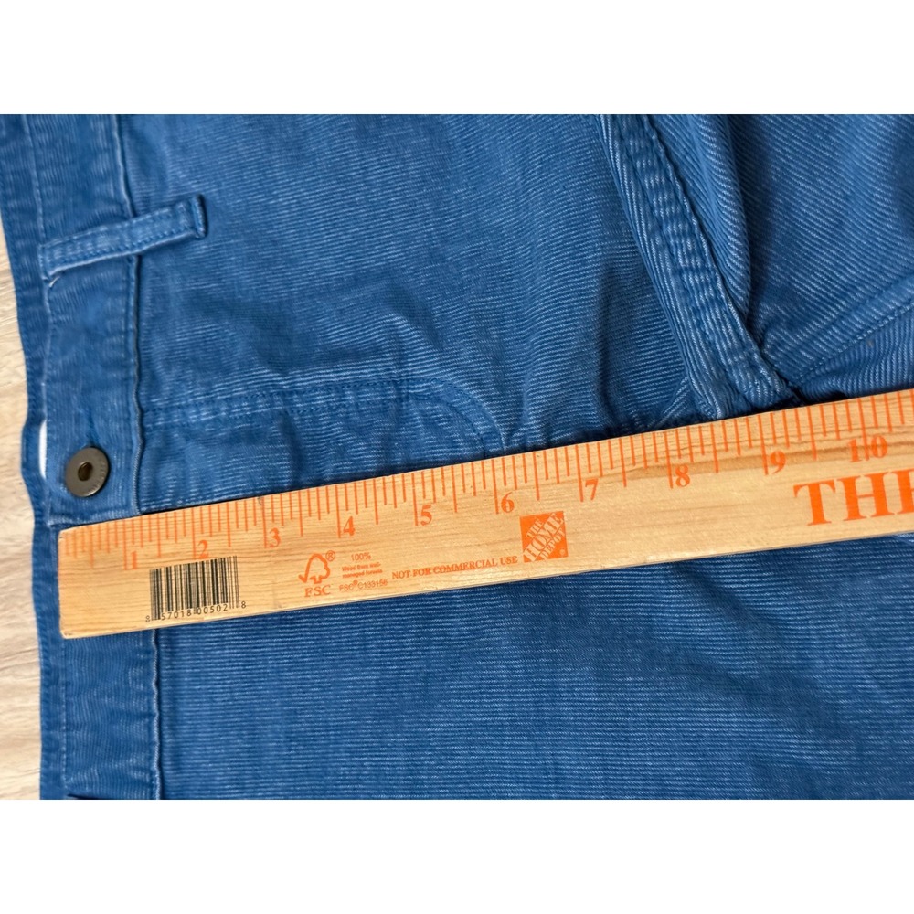 Carve Designs Women Shorts 16 Blue Corduroy Raw Hem Coastal Boho Summer Cut-offs - Picture 9 of 10